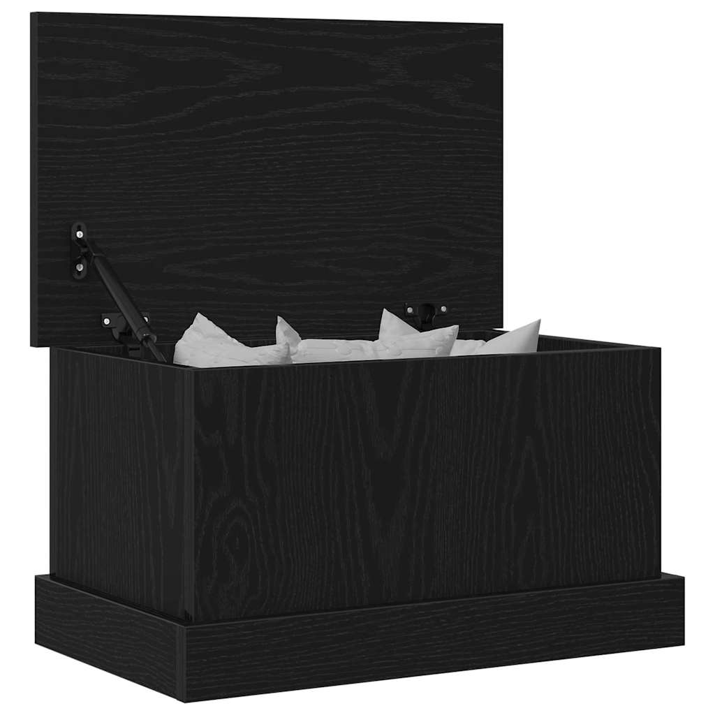 Úložná Krabice Černý Dub 50 X 30 X 28 Cm Kompozitní Dřevo