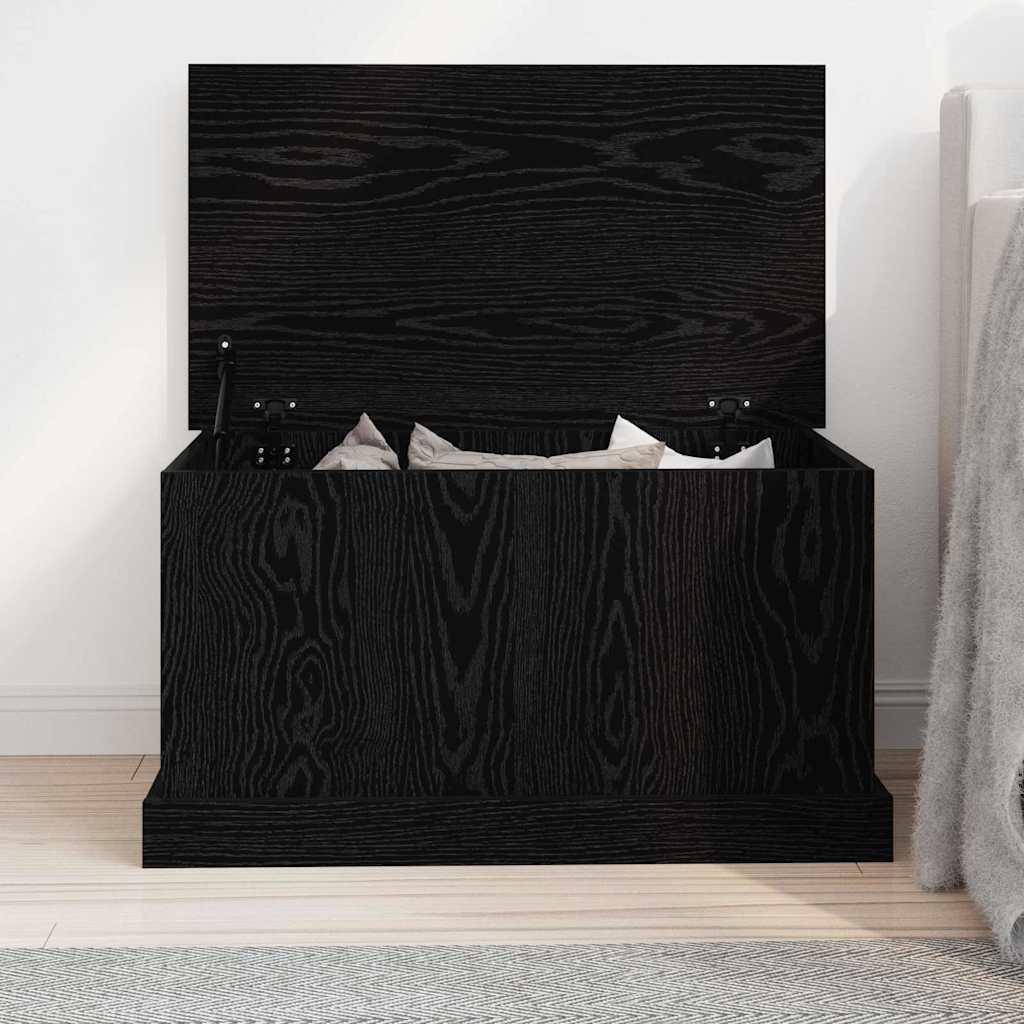 Úložná Krabice Černý Dub 70 X 40 X 38 Cm Kompozitní Dřevo