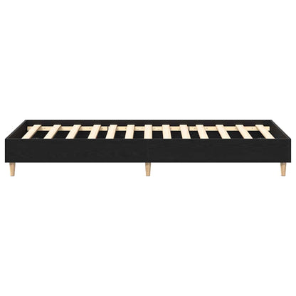 Rám Postele Černý Dub 203 X 93 X 25 Cm Kompozitní Dřevo