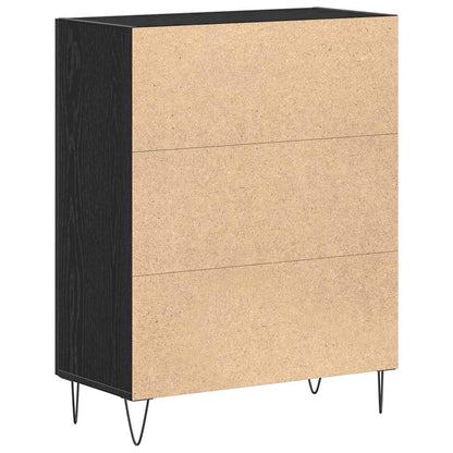 Servírovací Skříň Černý Dub 69,5 X 34 X 90 Cm Kompozitní Dřevo