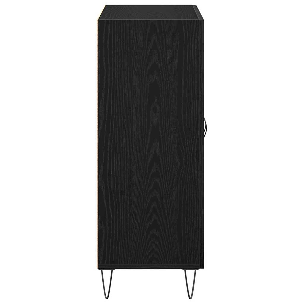 Servírovací Skříň Černý Dub 69,5 X 34 X 90 Cm Kompozitní Dřevo