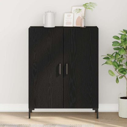 Servírovací Skříň Černý Dub 69,5 X 34 X 90 Cm Kompozitní Dřevo