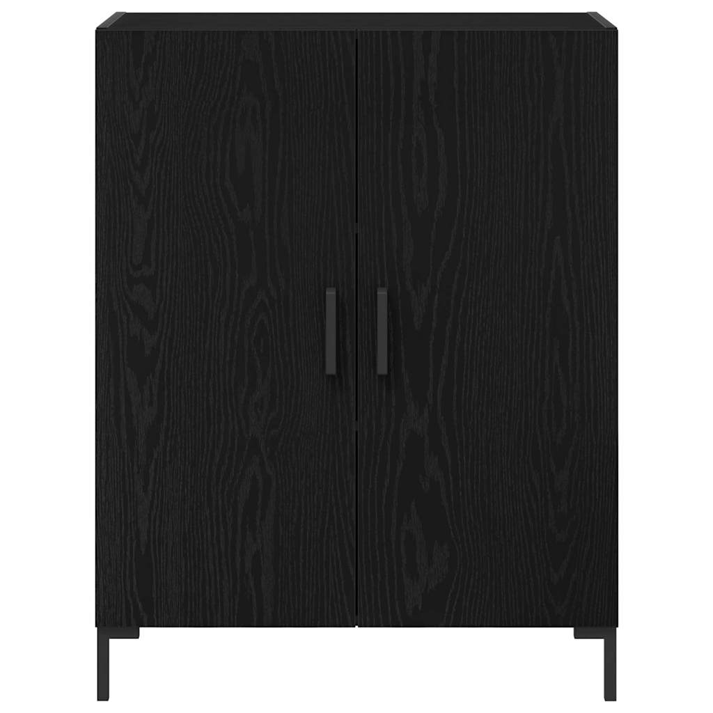 Servírovací Skříň Černý Dub 69,5 X 34 X 90 Cm Kompozitní Dřevo