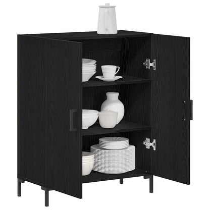 Servírovací Skříň Černý Dub 69,5 X 34 X 90 Cm Kompozitní Dřevo