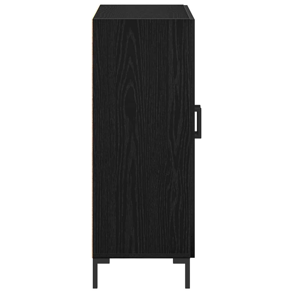 Servírovací Skříň Černý Dub 69,5 X 34 X 90 Cm Kompozitní Dřevo