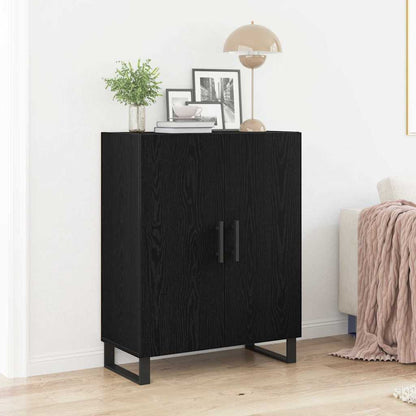 Servírovací Skříň Černý Dub 69,5 X 34 X 90 Cm Kompozitní Dřevo