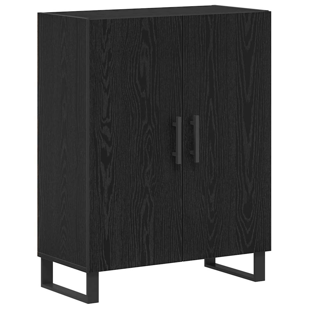 Servírovací Skříň Černý Dub 69,5 X 34 X 90 Cm Kompozitní Dřevo