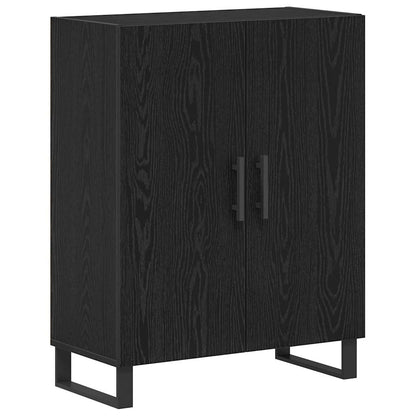 Servírovací Skříň Černý Dub 69,5 X 34 X 90 Cm Kompozitní Dřevo