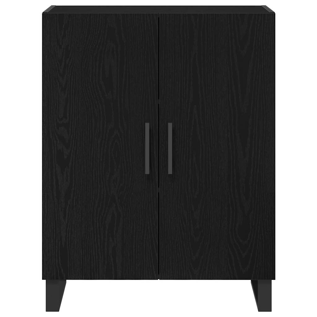 Servírovací Skříň Černý Dub 69,5 X 34 X 90 Cm Kompozitní Dřevo