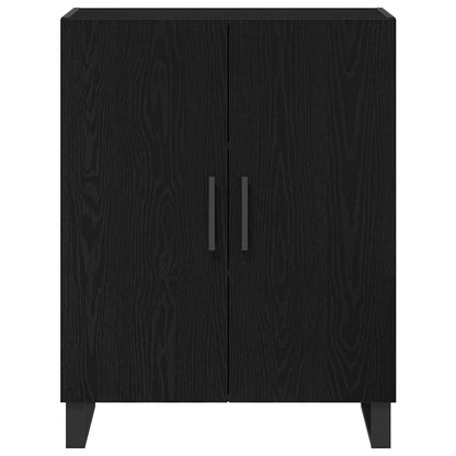 Servírovací Skříň Černý Dub 69,5 X 34 X 90 Cm Kompozitní Dřevo
