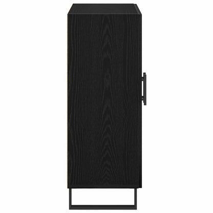Servírovací Skříň Černý Dub 69,5 X 34 X 90 Cm Kompozitní Dřevo
