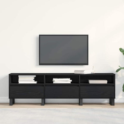 Televizní Skříň 150 X 30 X 44,5 Cm Černý Dub Kompozitní Dřevo