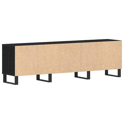 Televizní Skříň 150 X 30 X 44,5 Cm Černý Dub Kompozitní Dřevo