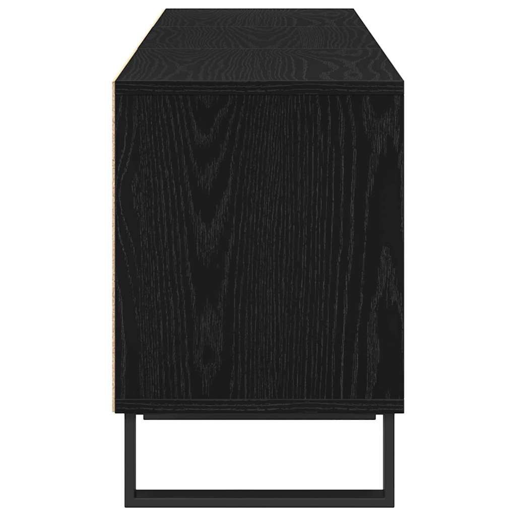 Televizní Skříň 150 X 30 X 44,5 Cm Černý Dub Kompozitní Dřevo