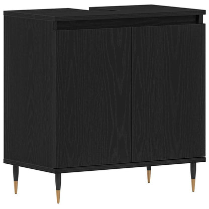 Skříňka Pod Umyvadlo Černý Dub 58 X 33 X 60 Cm Kompozitní Dřevo