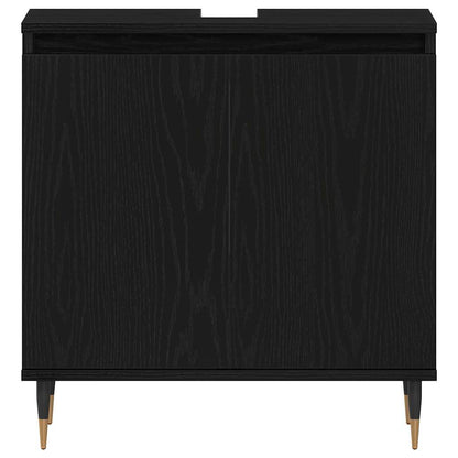 Skříňka Pod Umyvadlo Černý Dub 58 X 33 X 60 Cm Kompozitní Dřevo