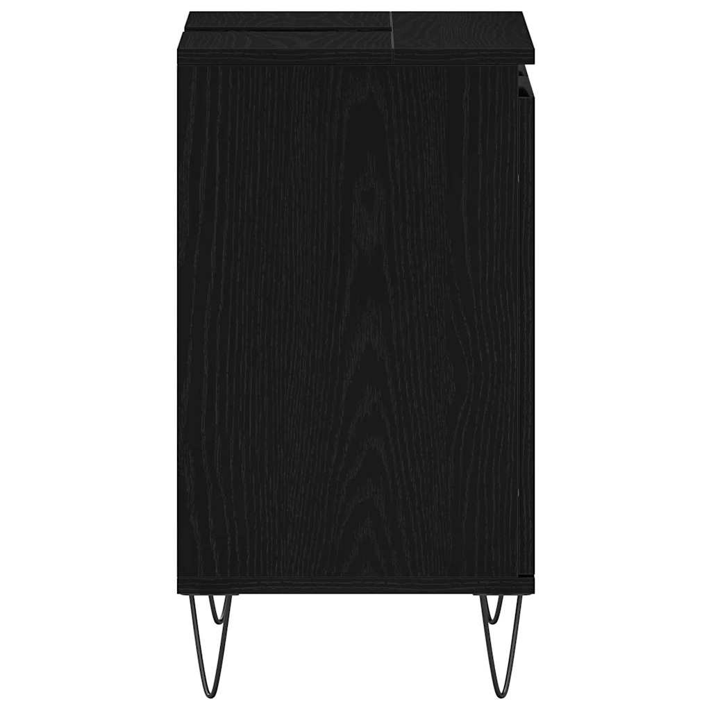 Skříňka Pod Umyvadlo Černý Dub 58 X 33 X 60 Cm Kompozitní Dřevo