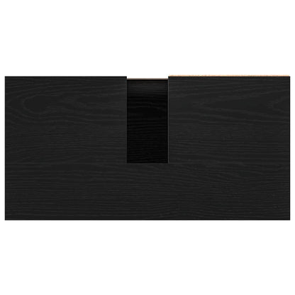 Koupelnová Skříň Černý Dub 65 X 33 X 60 Cm Kompozitní Dřevo