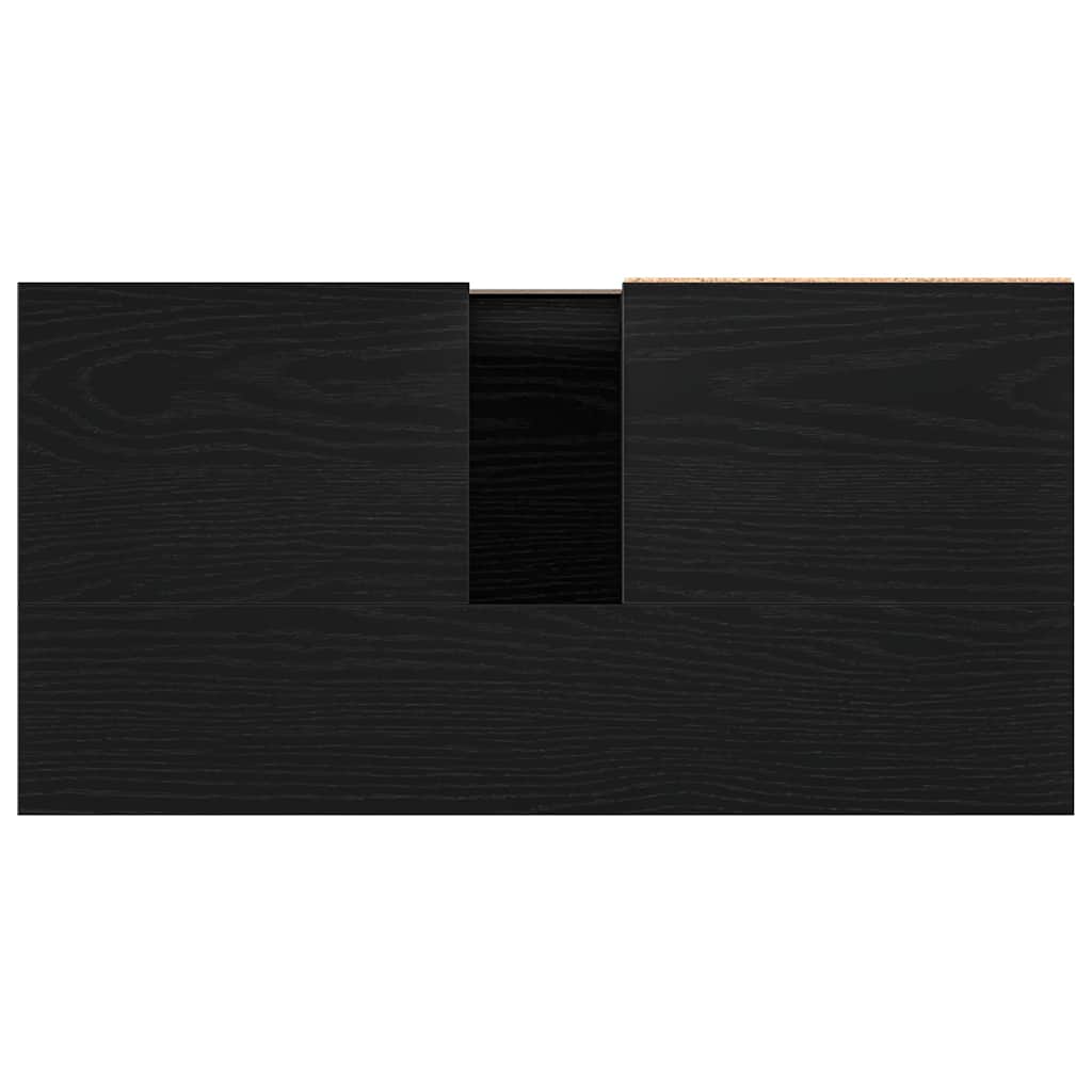 Skříňka Pod Umyvadlo Černý Dub 65 X 33 X 60 Cm Kompozitní Dřevo