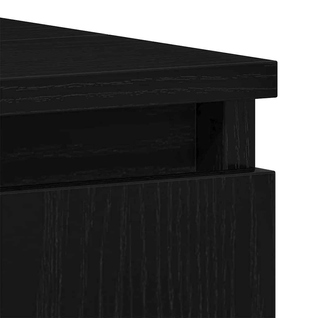 Koupelnová Skříň Černý Dub 80 X 33 X 60 Cm Kompozitní Dřevo