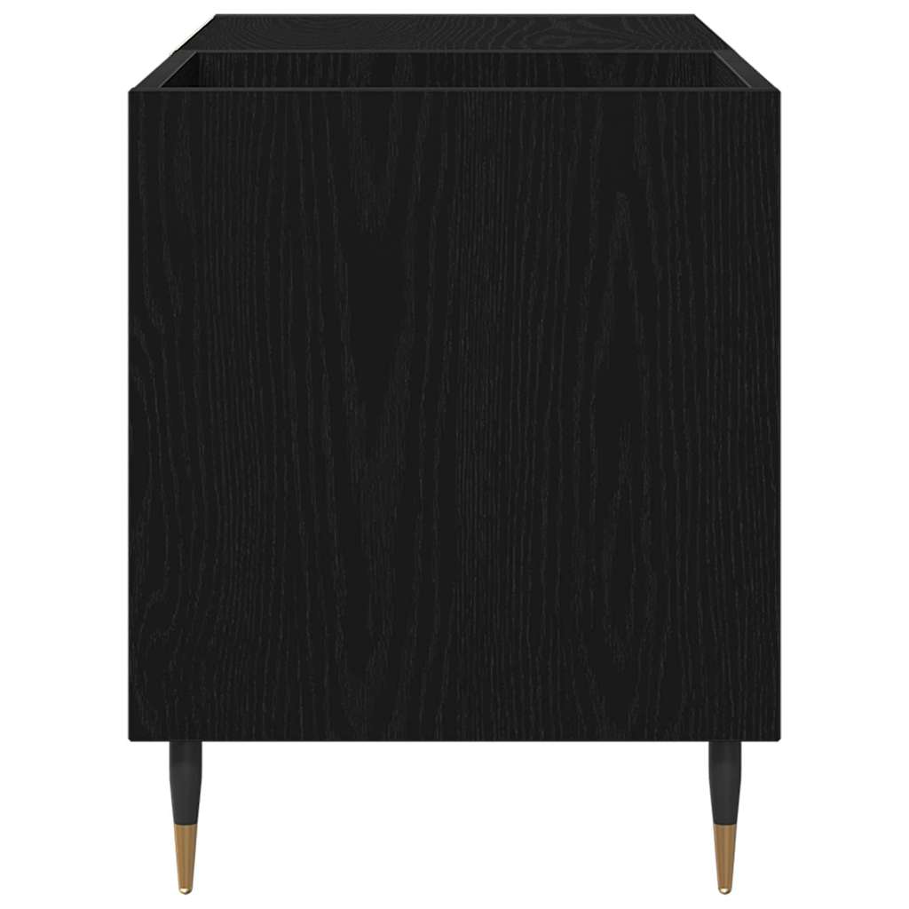 Skříň Na Gramofonové Desky Černý Dub 85 X 38 X 48 Cm