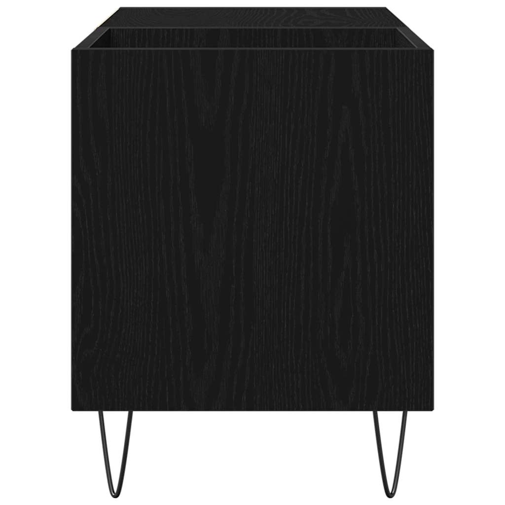 Skříň Na Gramofonové Desky Černý Dub 85 X 38 X 48 Cm