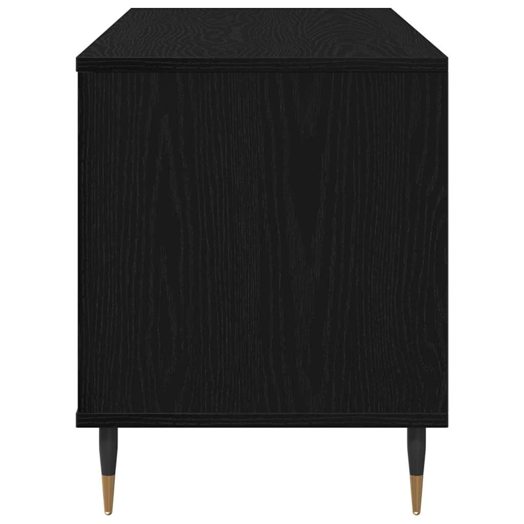 Skříň Na Gramofonové Desky Černý Dub 100 X 38 X 48 Cm