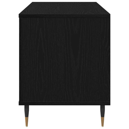 Skříň Na Gramofonové Desky Černý Dub 100 X 38 X 48 Cm