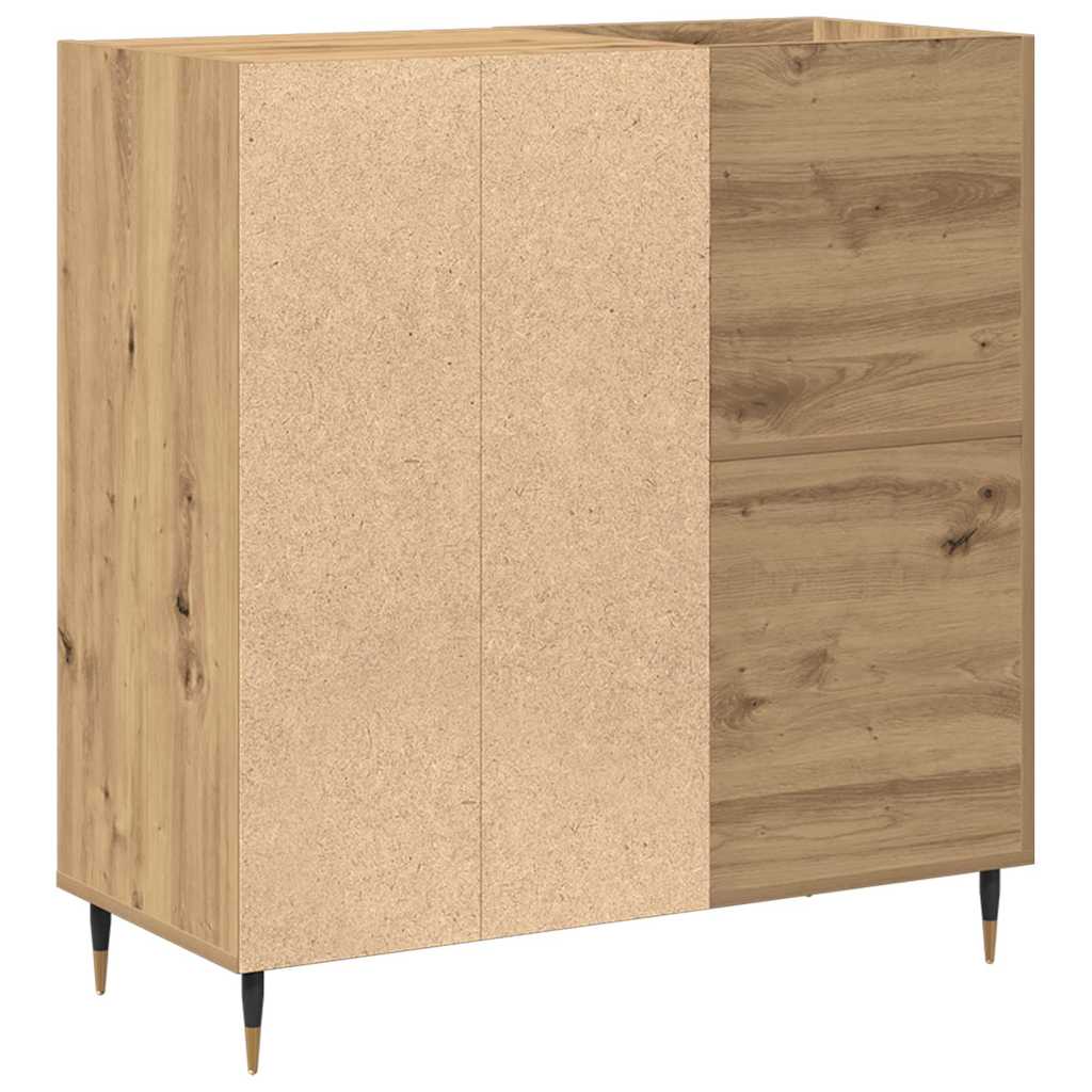 Skříň Na Gramofonové Desky Dub Artisan 85 X 38 X 89 Cm