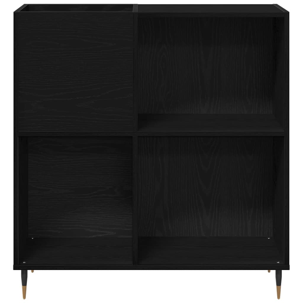 Skříň Na Gramofonové Desky Černý Dub 85 X 38 X 89 Cm