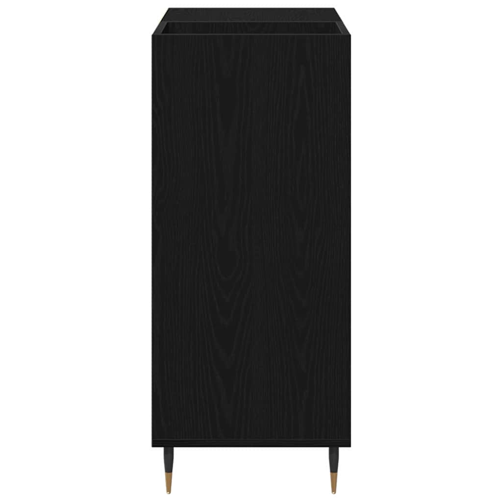 Skříň Na Gramofonové Desky Černý Dub 85 X 38 X 89 Cm