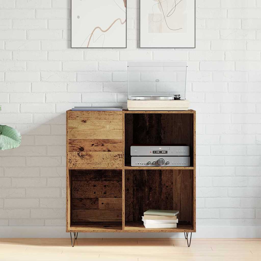 Skříň Na Gramofonové Desky Dub Artisan 85 X 38 X 89 Cm