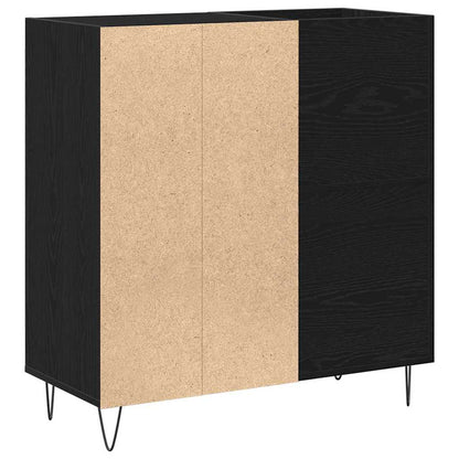 Skříň Na Gramofonové Desky Černý Dub 85 X 38 X 89 Cm