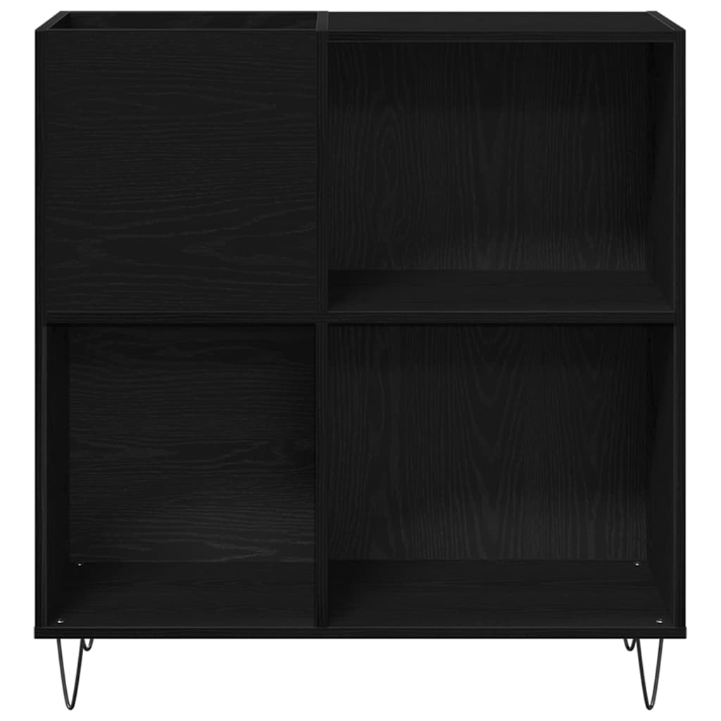 Skříň Na Gramofonové Desky Černý Dub 85 X 38 X 89 Cm