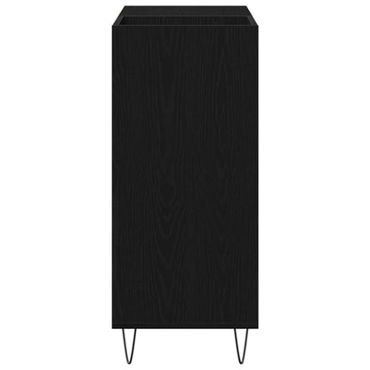 Skříň Na Gramofonové Desky Černý Dub 85 X 38 X 89 Cm