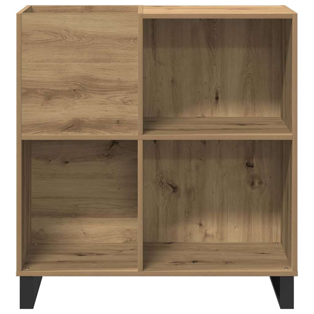 Skříň Na Gramofonové Desky Staré Dřevo 84,5 X 38 X 89 Cm