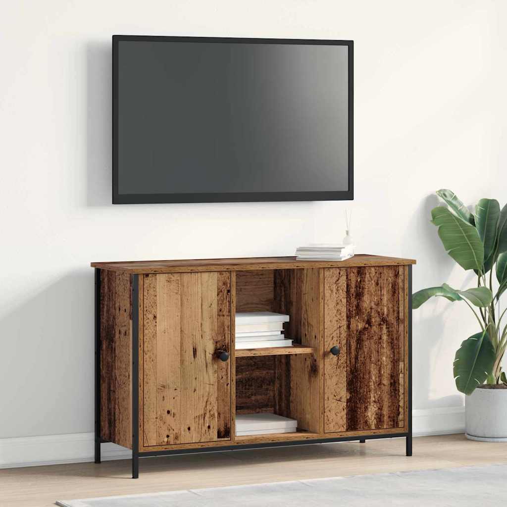 Sestava Tv Skříněk 101 X 35 X 65 Cm Staré Dřevo