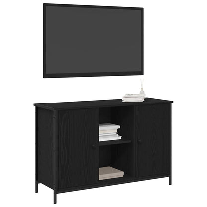 Sestava Tv Skříněk 101 X 35 X 65 Cm Černý Dub Kompozitní Dřevo