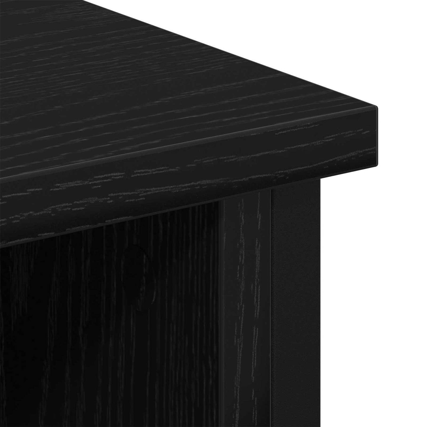 Sestava Tv Skříněk 100 X 35 X 45 Cm Černý Dub Kompozitní Dřevo