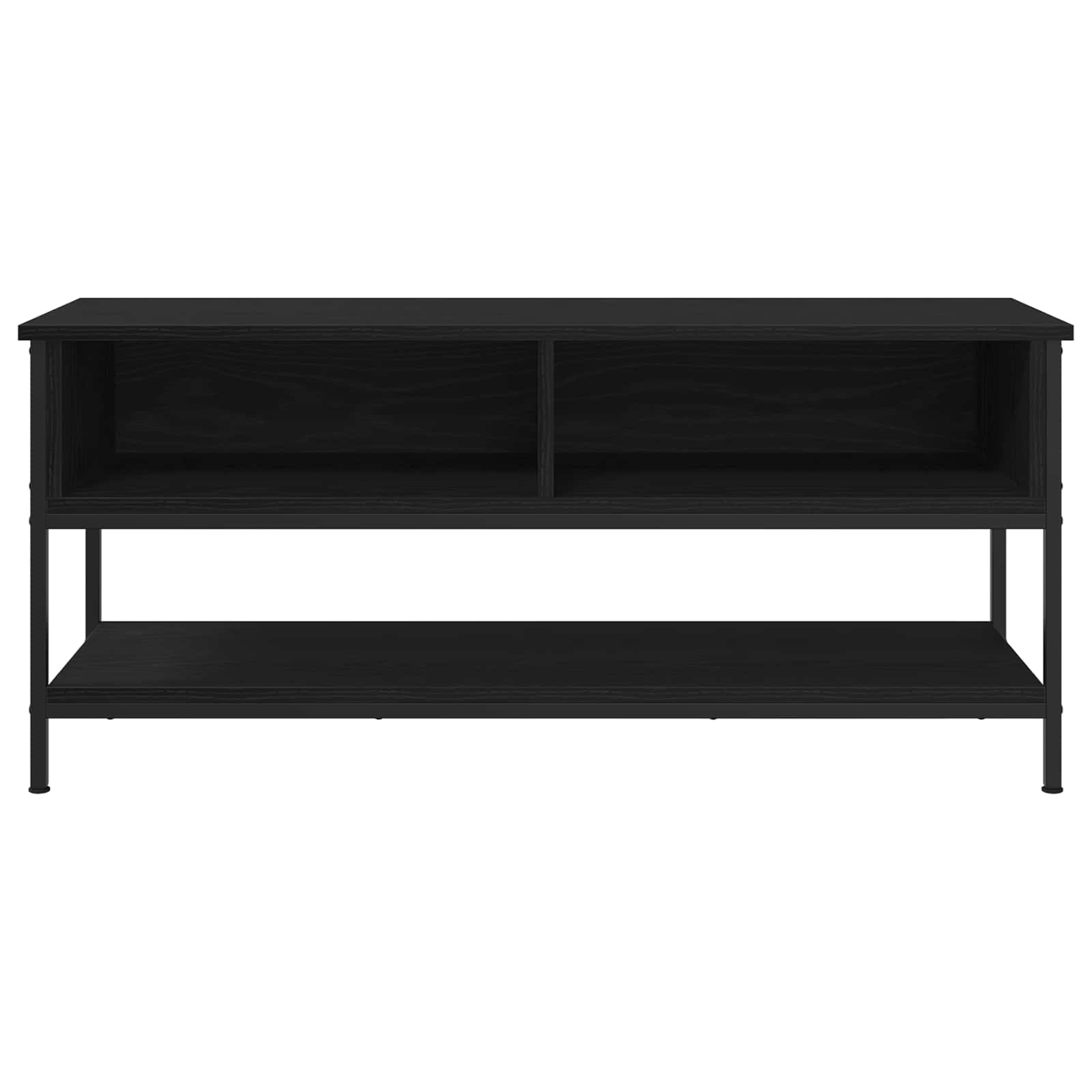 Sestava Tv Skříněk 100 X 35 X 45 Cm Černý Dub Kompozitní Dřevo