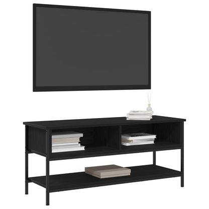 Sestava Tv Skříněk 100 X 35 X 45 Cm Černý Dub Kompozitní Dřevo
