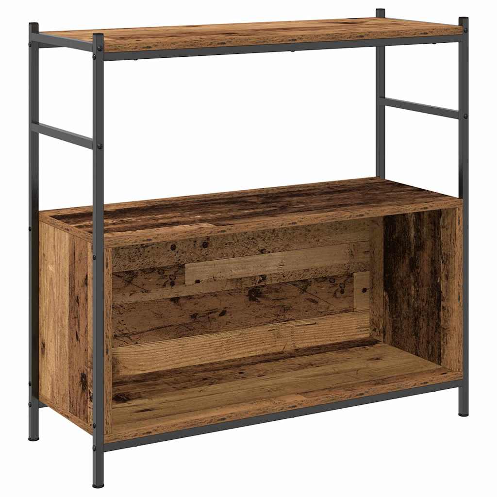 Knihovna 80 X 30 X 78,5 Cm Kompozitní Dřevo Kouřový Dub