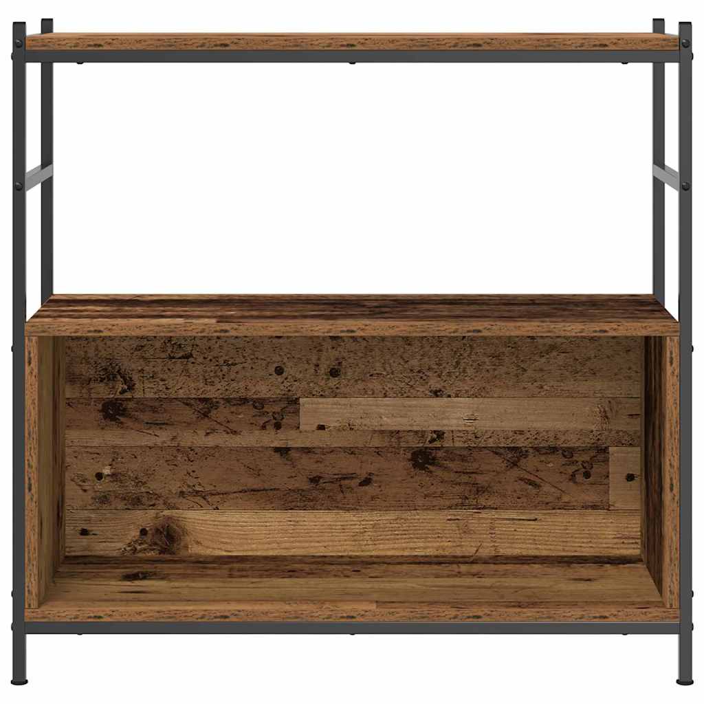 Knihovna 80 X 30 X 78,5 Cm Kompozitní Dřevo Kouřový Dub