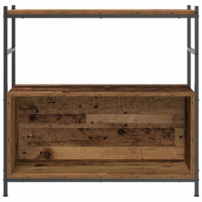 Knihovna 80 X 30 X 78,5 Cm Kompozitní Dřevo Kouřový Dub