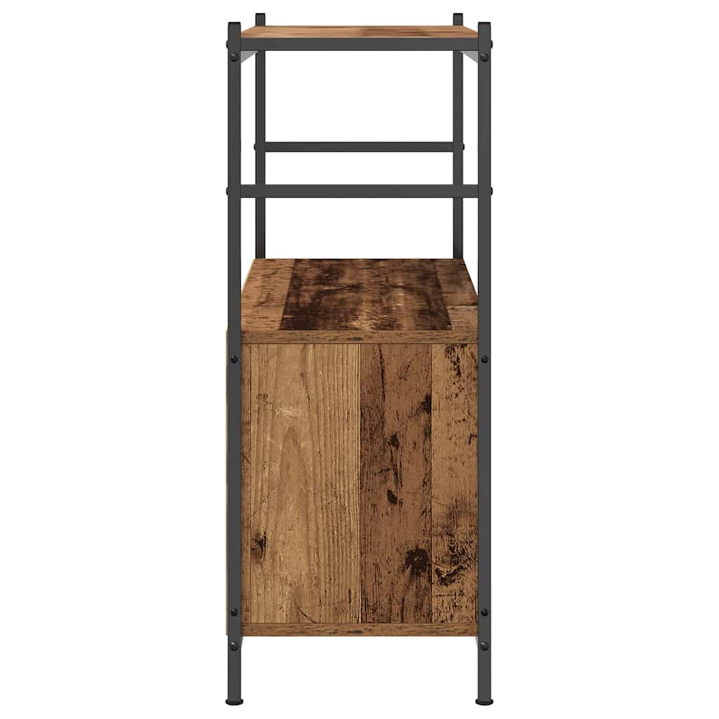 Knihovna 80 X 30 X 78,5 Cm Kompozitní Dřevo Kouřový Dub