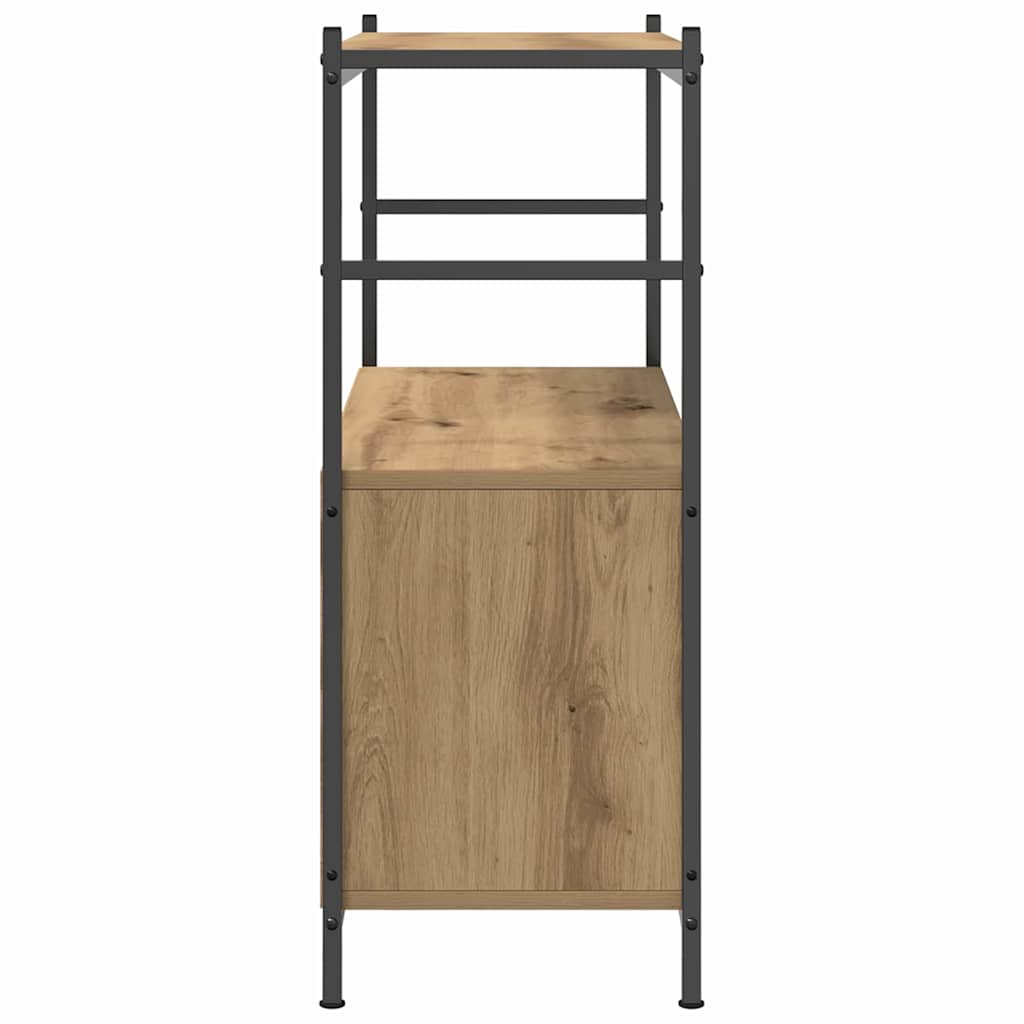 Knihovna 80 X 30 X 78,5 Cm Kompozitní Dřevo Artisanový Dub