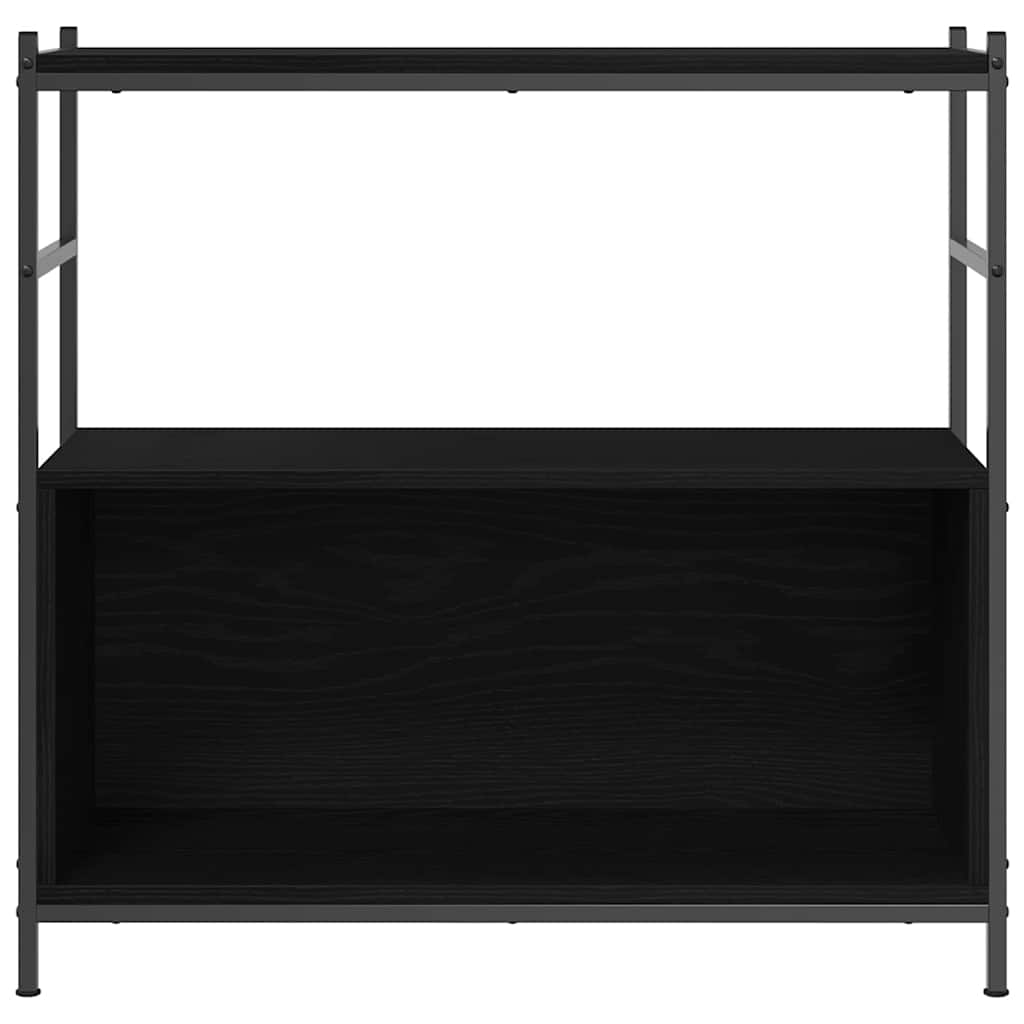 Knihovna 80 X 30 X 78,5 Cm Kompozitní Dřevo Černý Dub