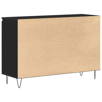 Servírovací Skříň Černý Dub 101,5 X 35 X 70 Cm Kompozitní Dřevo