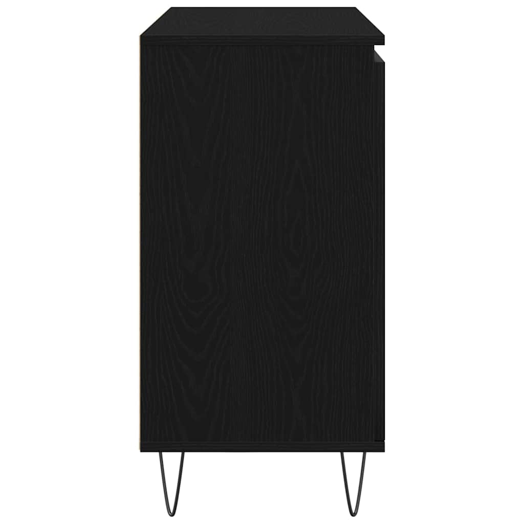 Servírovací Skříň Černý Dub 101,5 X 35 X 70 Cm Kompozitní Dřevo