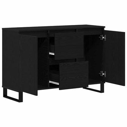 Servírovací Skříň Černý Dub 101,5 X 35 X 70 Cm Kompozitní Dřevo